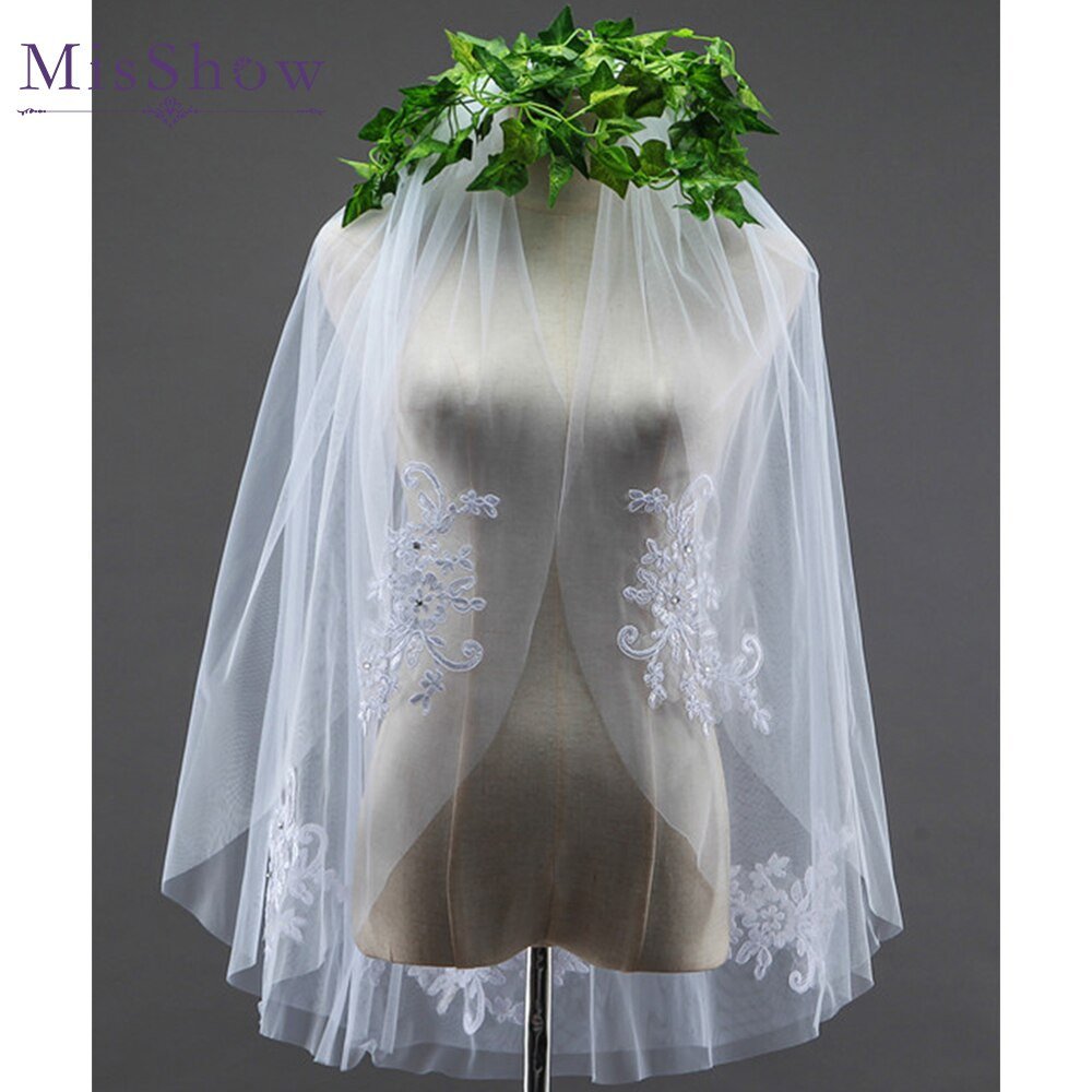 Cheap Wedding Veils With Comb
 Aliexpress Buy 2018 cheap b white short bridal
