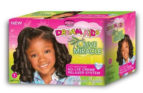 Child Hair Relaxer
 African Pride Dream Kids Olive Miracle Anti Breakage