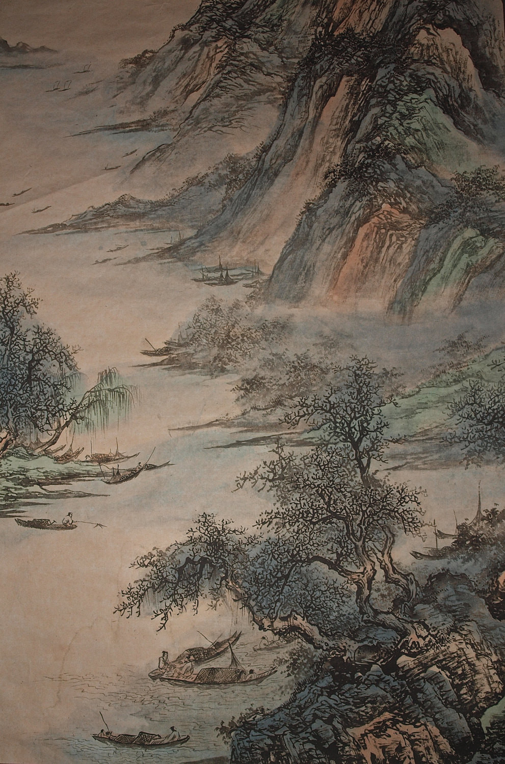 Chinese Landscape Painting
 Traditional Chinese Landscape Painting Vintage Chinese Ink