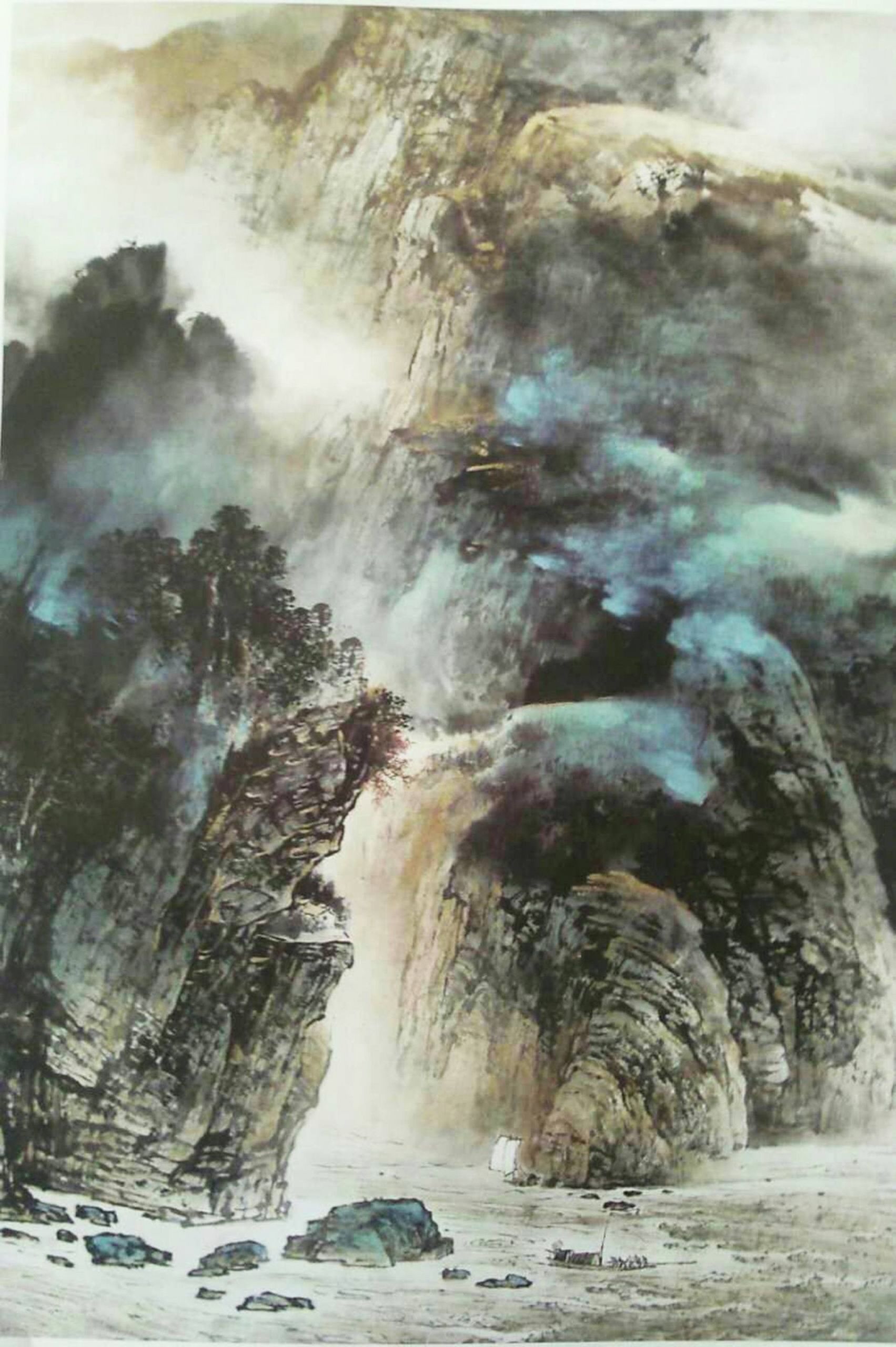 Chinese Landscape Paintings
 Saatchi Art Chinese watercolour Landscape paining 56
