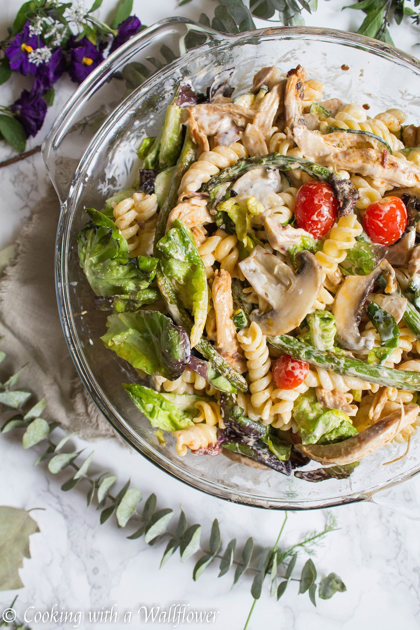 Chipotle Chicken Salad
 Chipotle Ranch Chicken Pasta Salad Cooking with a Wallflower