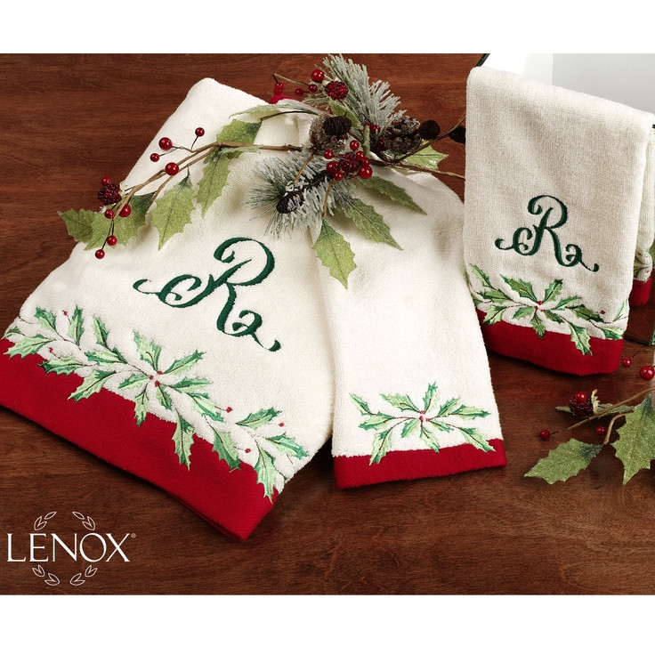 Christmas Bathroom Towels
 9 best Lenox Christmas Bathroom images on Pinterest