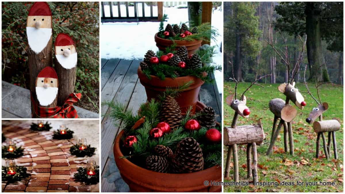 Christmas Garden Decorations
 Get Inspired With 10 Cheerful Christmas Outdoor