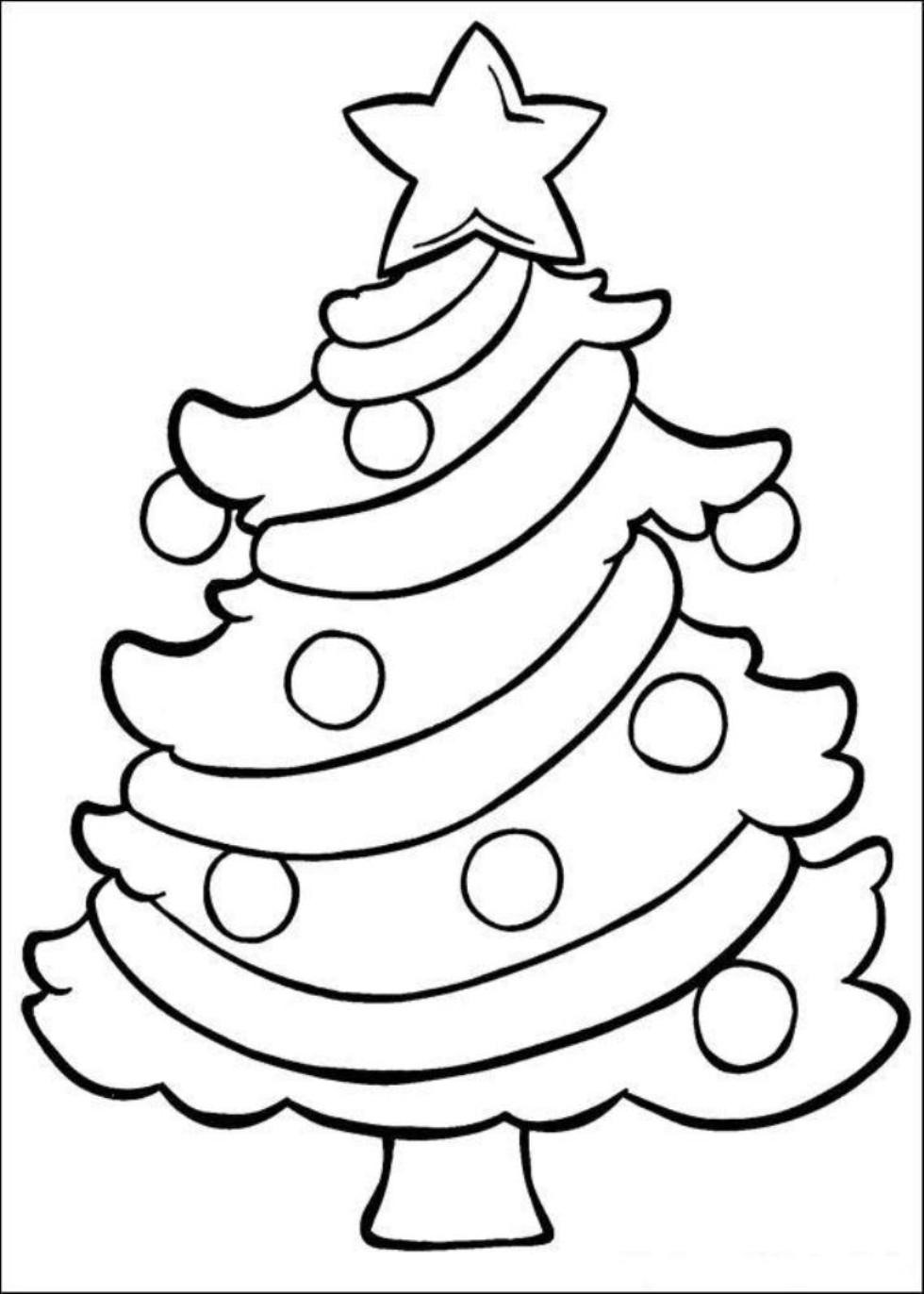Christmas Printable Coloring Sheets
 50 Christmas Tree Printable Templates