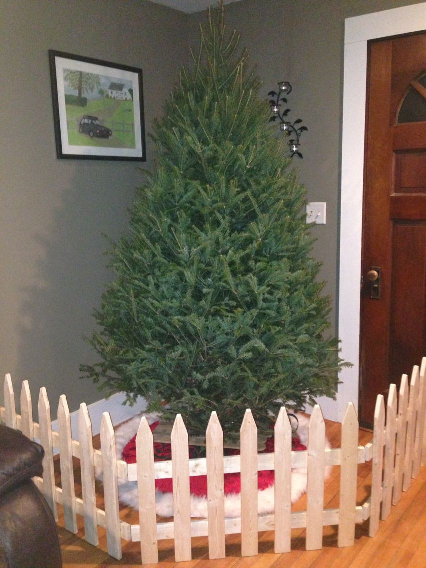 Christmas Tree Gate For Baby
 Handmade fence Dog proofing Christmas tree saving