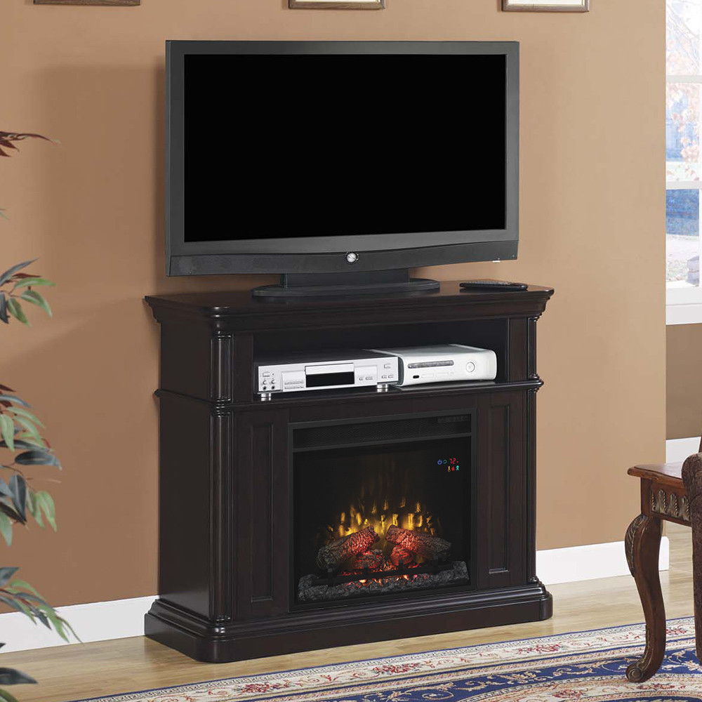 Corner Electric Fireplace Media Centers
 Oakfield Wall or Corner Electric Fireplace Media Center in