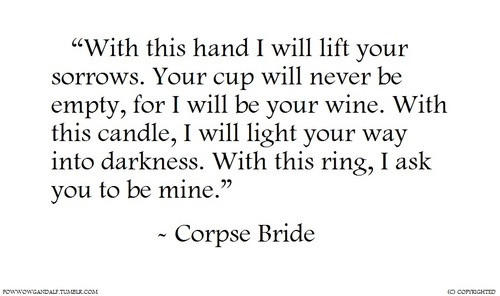 Corpse Bride Wedding Vows
 Corpse Bride Wedding Vows Quotes QuotesGram