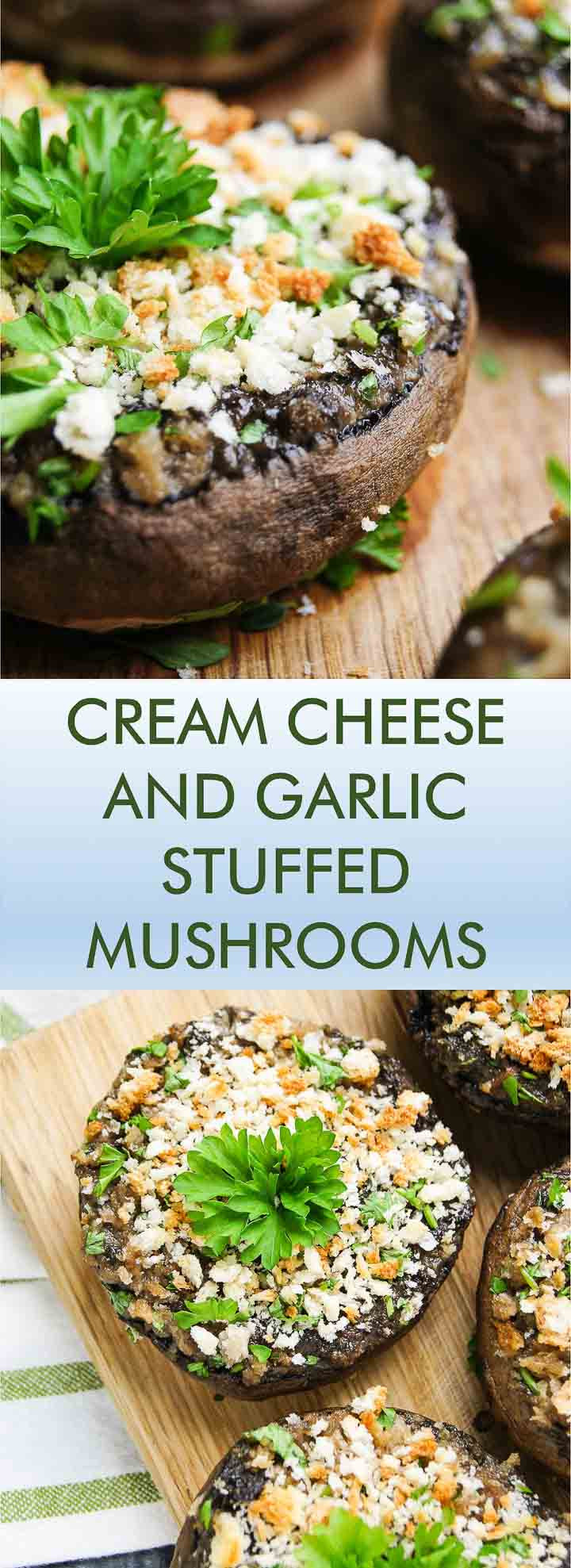 Cream Cheese Mushrooms
 CREAM CHEESE AND GARLIC STUFFED MUSHROOMS