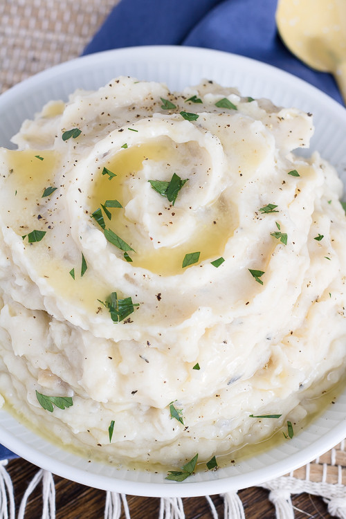 Creamy Garlic Mashed Potatoes Recipe
 Easy Creamy Garlic Mashed Potatoes Recipe No Diets Allowed