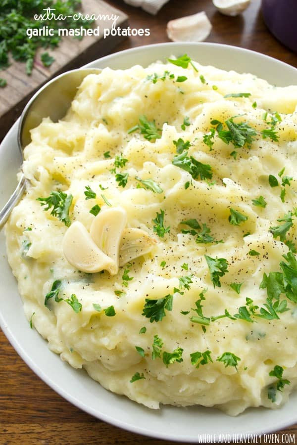 Creamy Garlic Mashed Potatoes Recipe
 Extra Creamy Garlic Mashed Potatoes