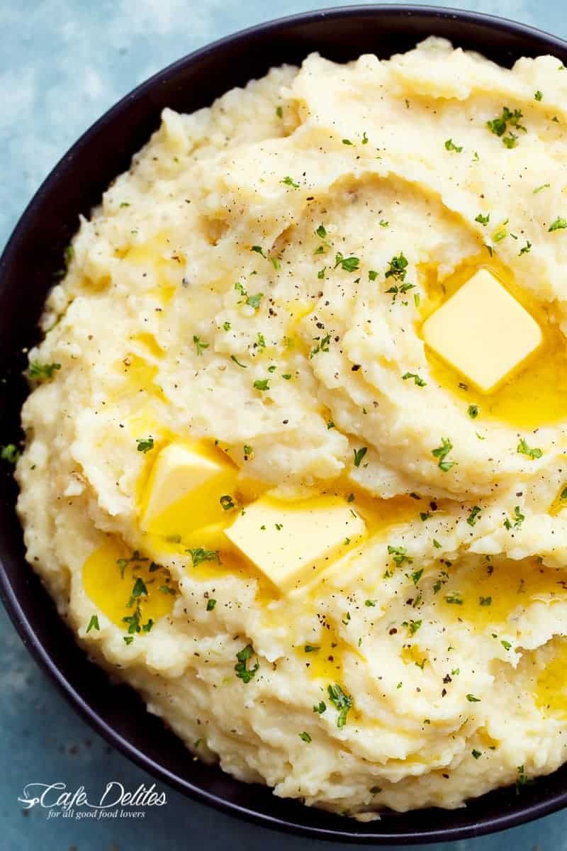 Creamy Garlic Mashed Potatoes Recipe
 Creamy Slow Cooker Mashed Potatoes Cafe Delites
