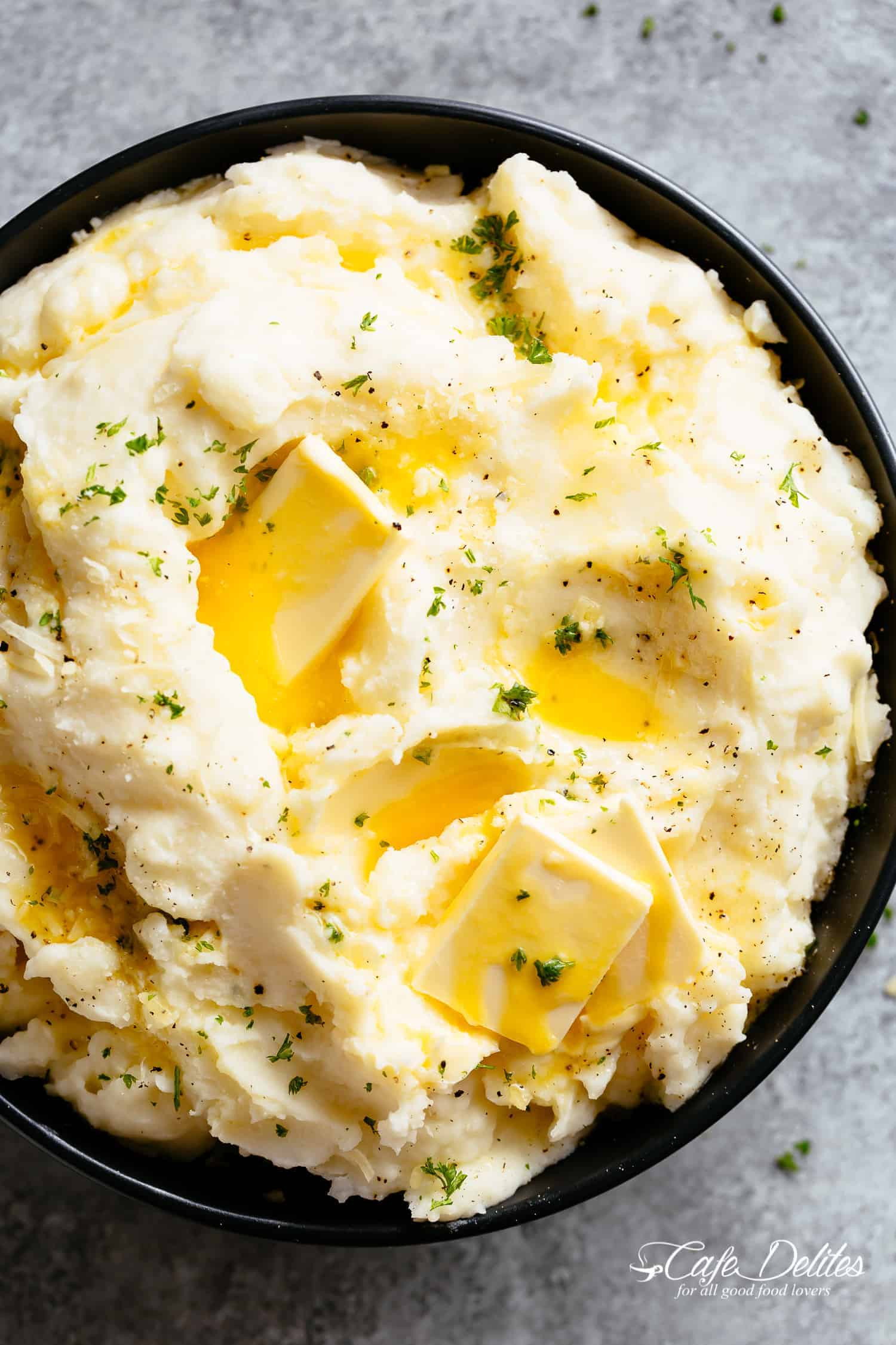Creamy Garlic Mashed Potatoes Recipe
 Easy Creamy Mashed Potatoes Recipe Cafe Delites