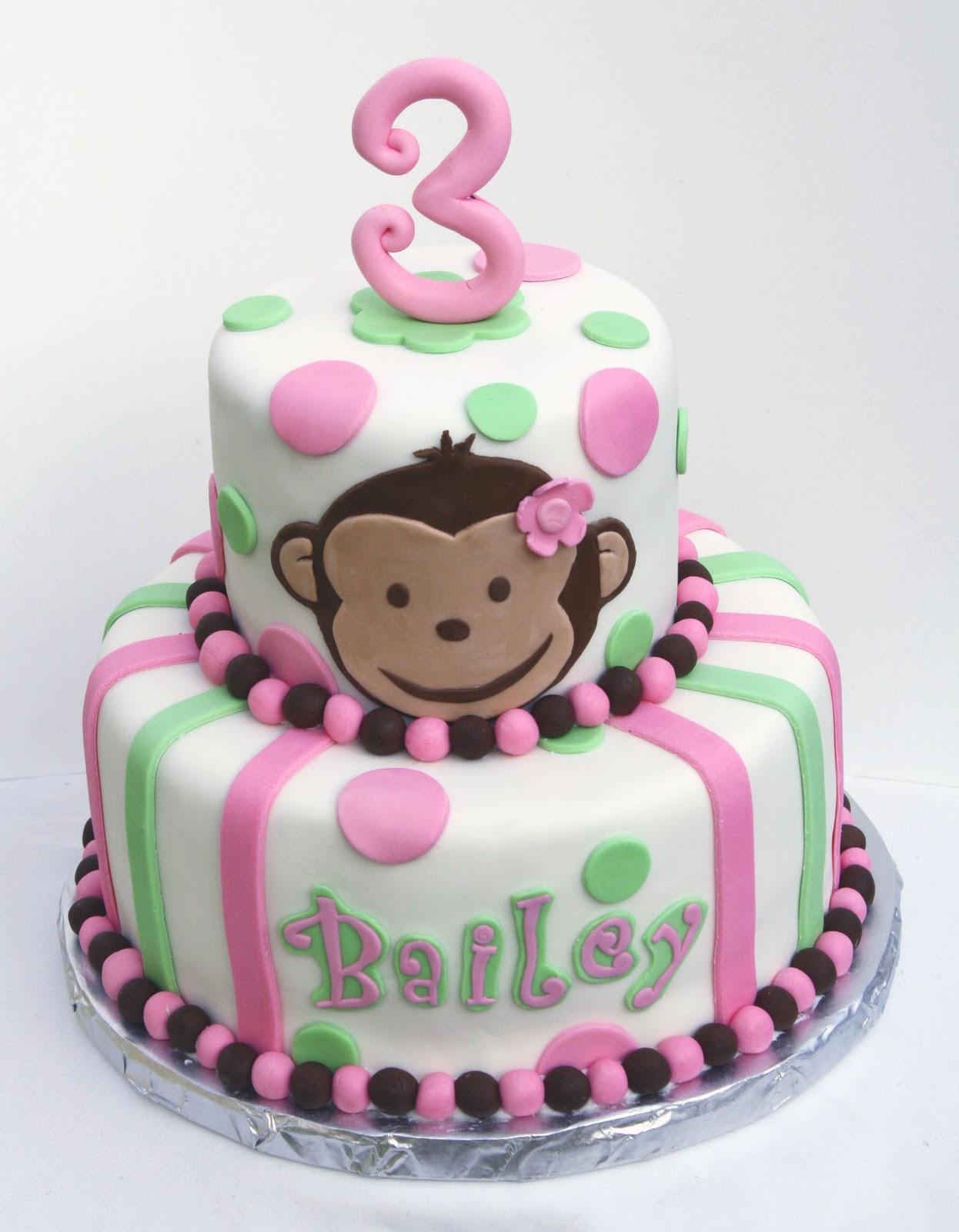 Cute Birthday Cakes
 Monkey Cakes – Decoration Ideas