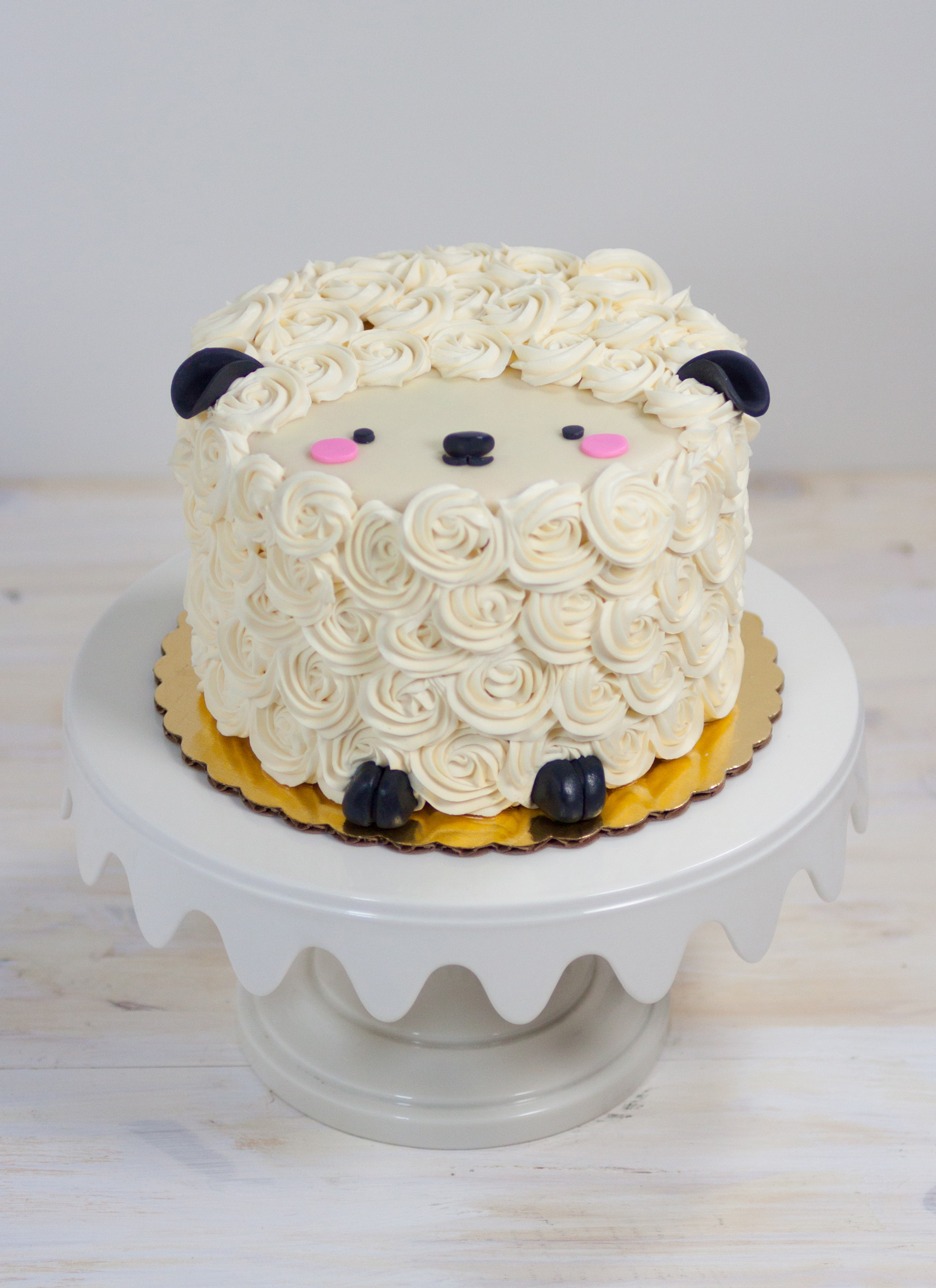 Cute Birthday Cakes
 Lois the Lamb Mini cake by Whipped Bakeshop