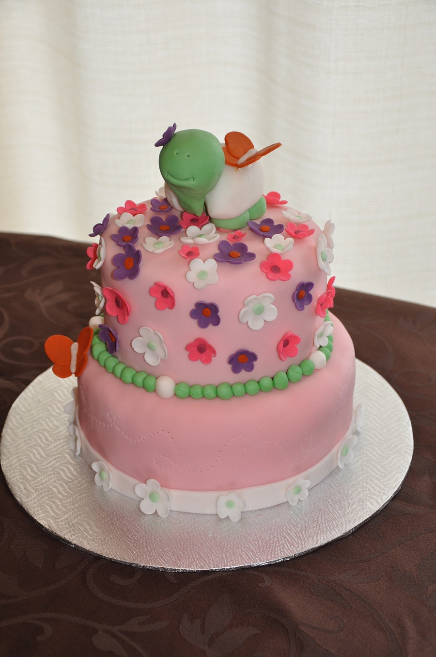 Cute Birthday Cakes
 Cute Turtle Birthday Cake CakeCentral