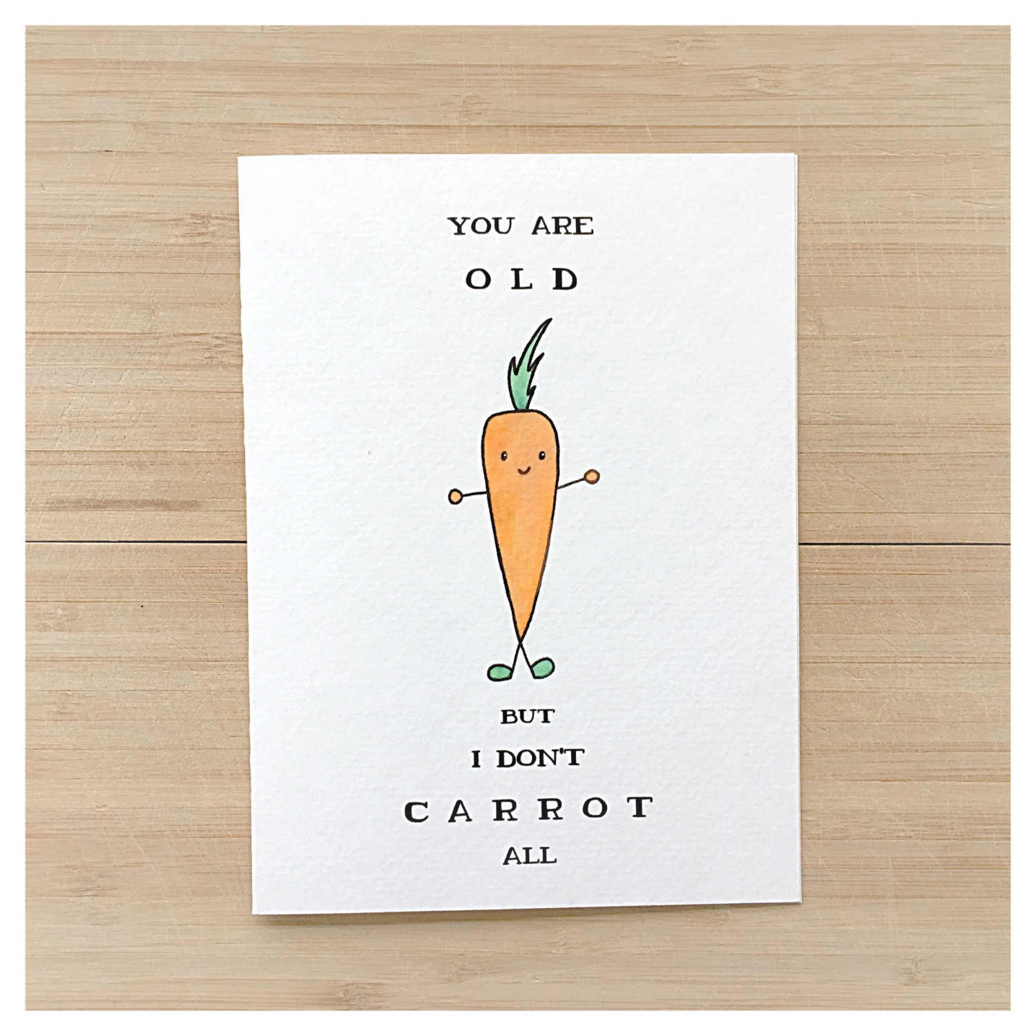 Cute Birthday Card
 Carrot Card funny birthday card birthday card