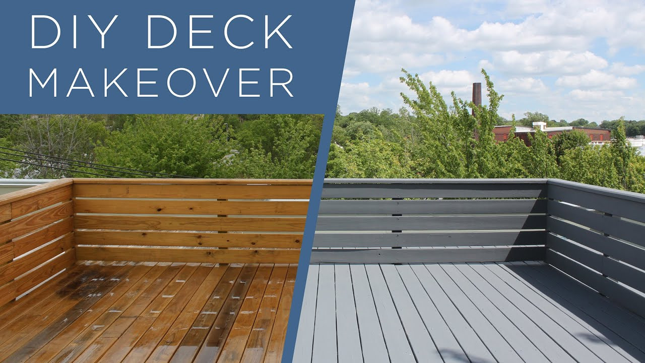 Deck Over Paint
 DIY Deck Makeover