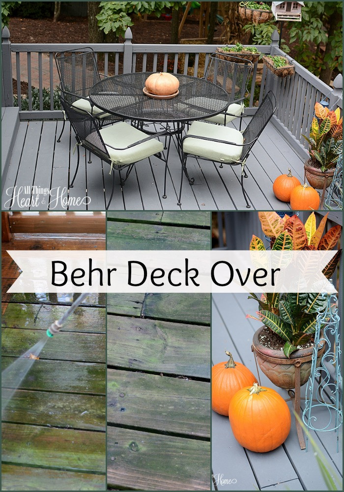 Deck Over Paint
 Behr Deckover All Things Heart and Home