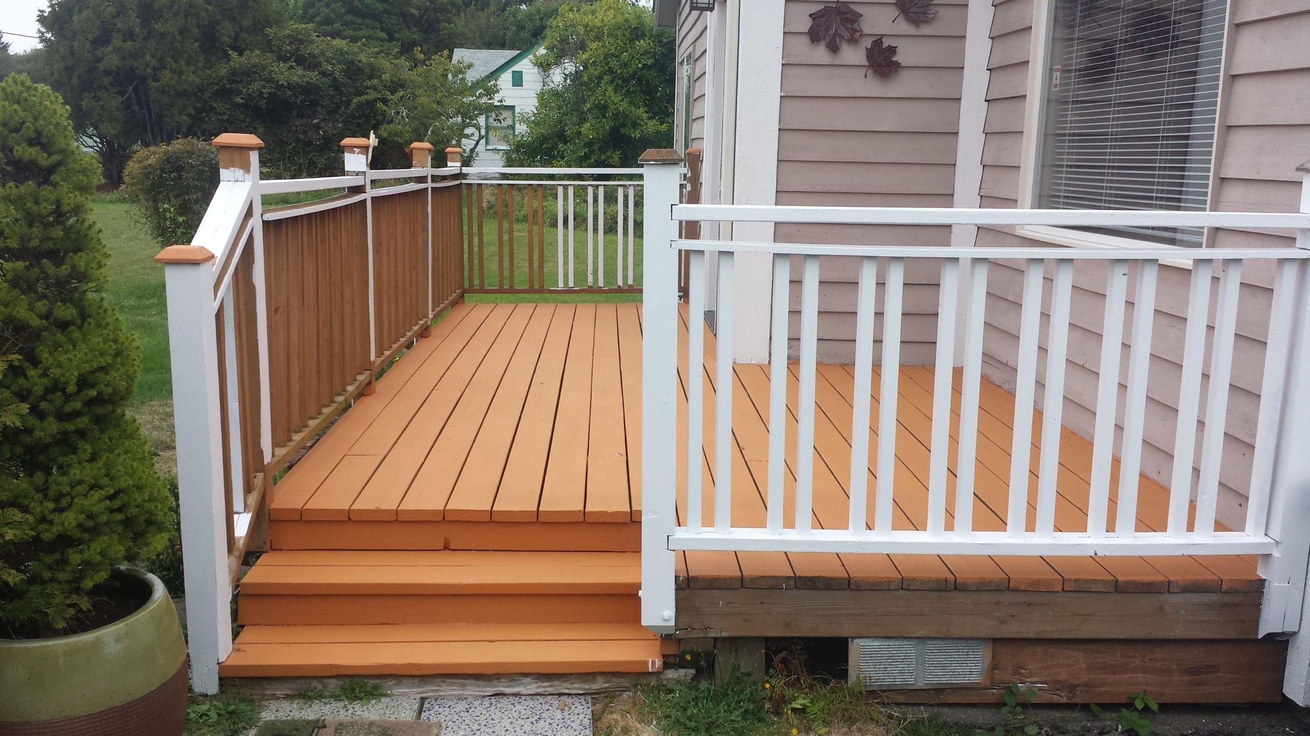 Deck Over Paint
 I went with the Behr Deck Over "Paint" which is really a