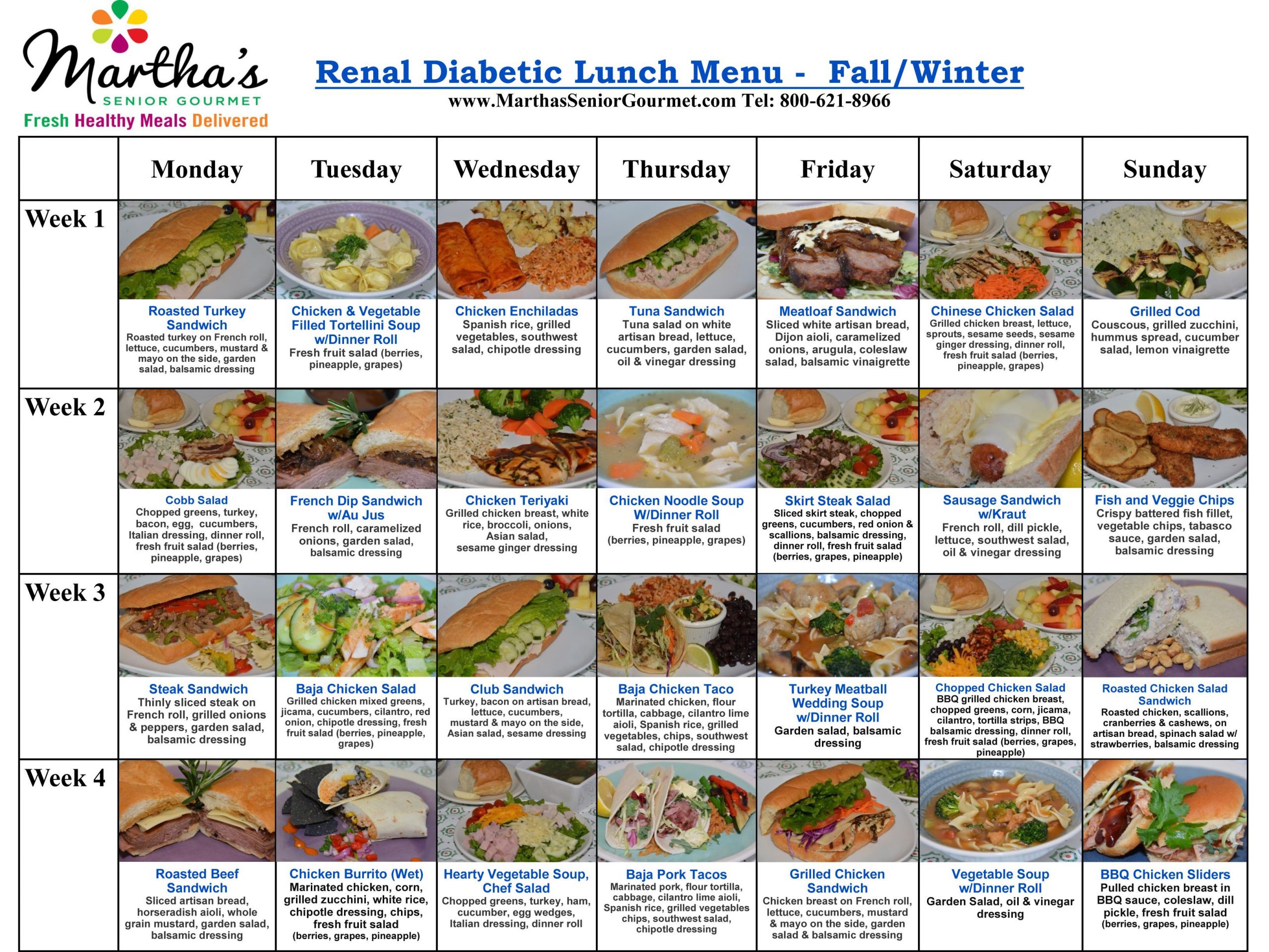 Diabetic Dinner Menu
 Top 20 Diabetic Renal Diet Recipes Best Diet and Healthy