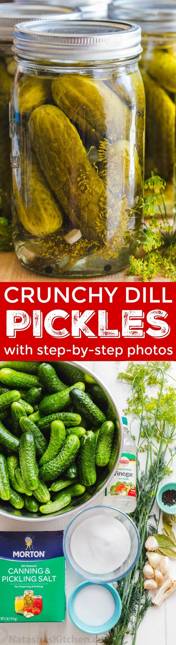 Dill Pickles Recipe For Canning
 Canned Dill Pickle Recipe NatashasKitchen