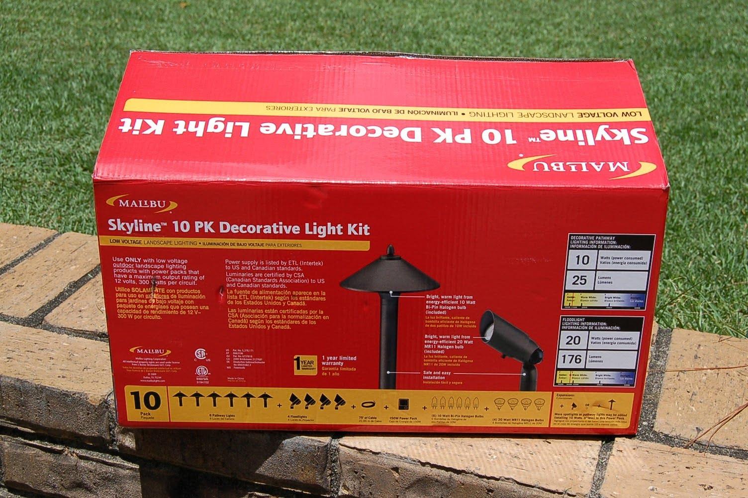 Discontinued Malibu Landscape Lights
 Treadster Low Voltage Outdoor Lighting Project