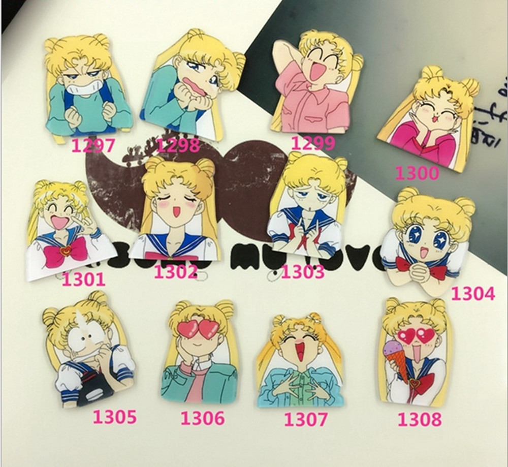 DIY Anime Decorations
 Kawaii Japanese Anime Sailor Moon Flatback Resin Cabochon