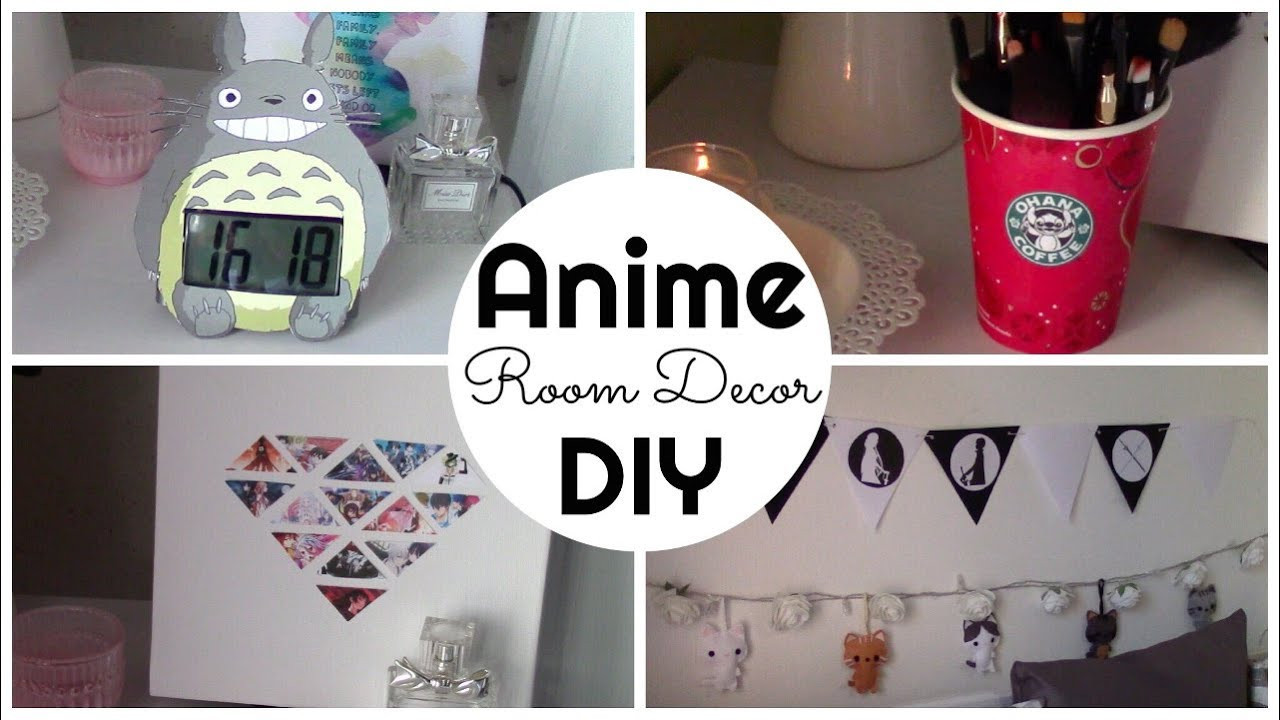 DIY Anime Decorations
 Anime inspired Room Decor DIY ITA Chibiistheway