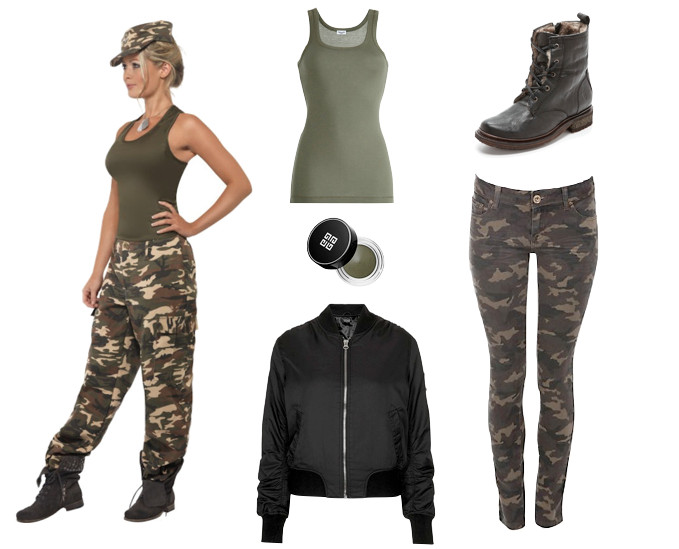 DIY Army Costume
 5 DIY Halloween Costumes for the Fashionista