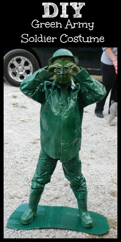 DIY Army Costume
 How to make a Green Army Sol r Costume e Crazy Mom