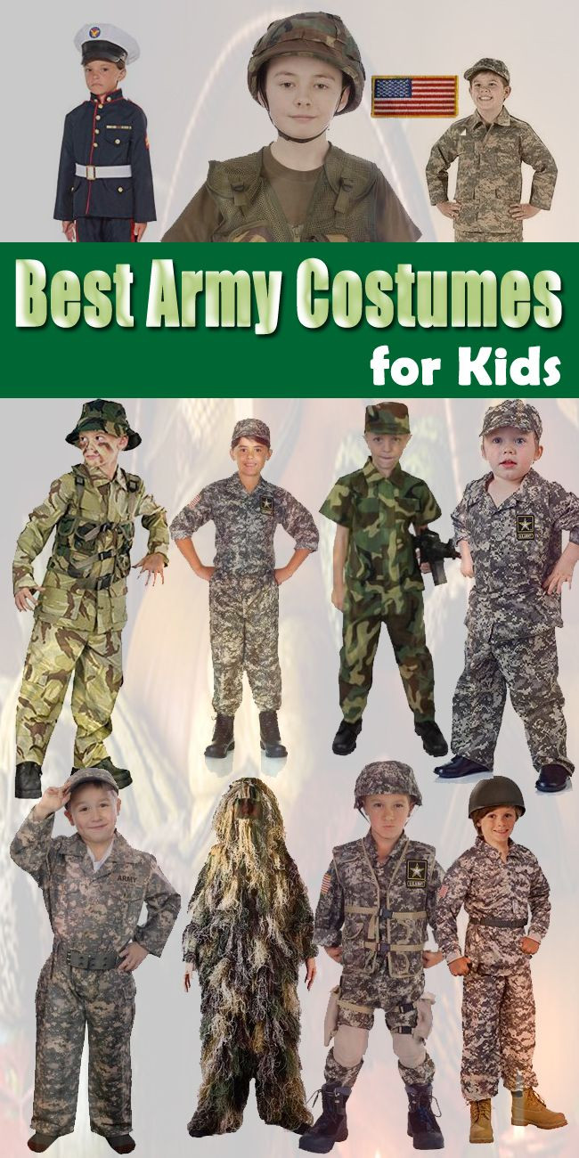 DIY Army Costume
 Best Army Costumes for Kids