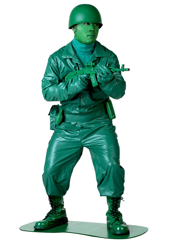 DIY Army Costume
 DIY Green Army Man Costume Halloween Costumes Blog