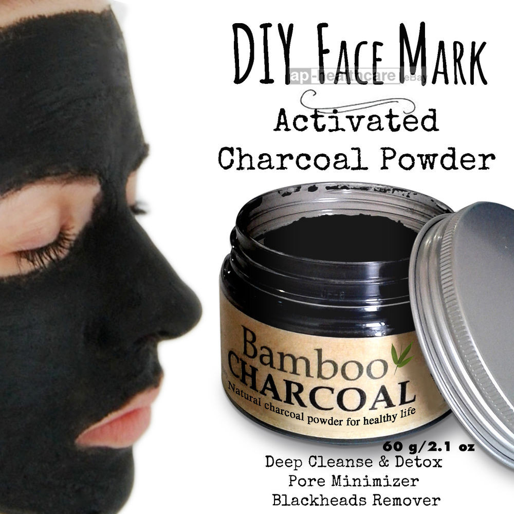 DIY Charcoal Face Mask
 DIY Face Mask Activated Charcoal Powder Deep Cleanse Detox