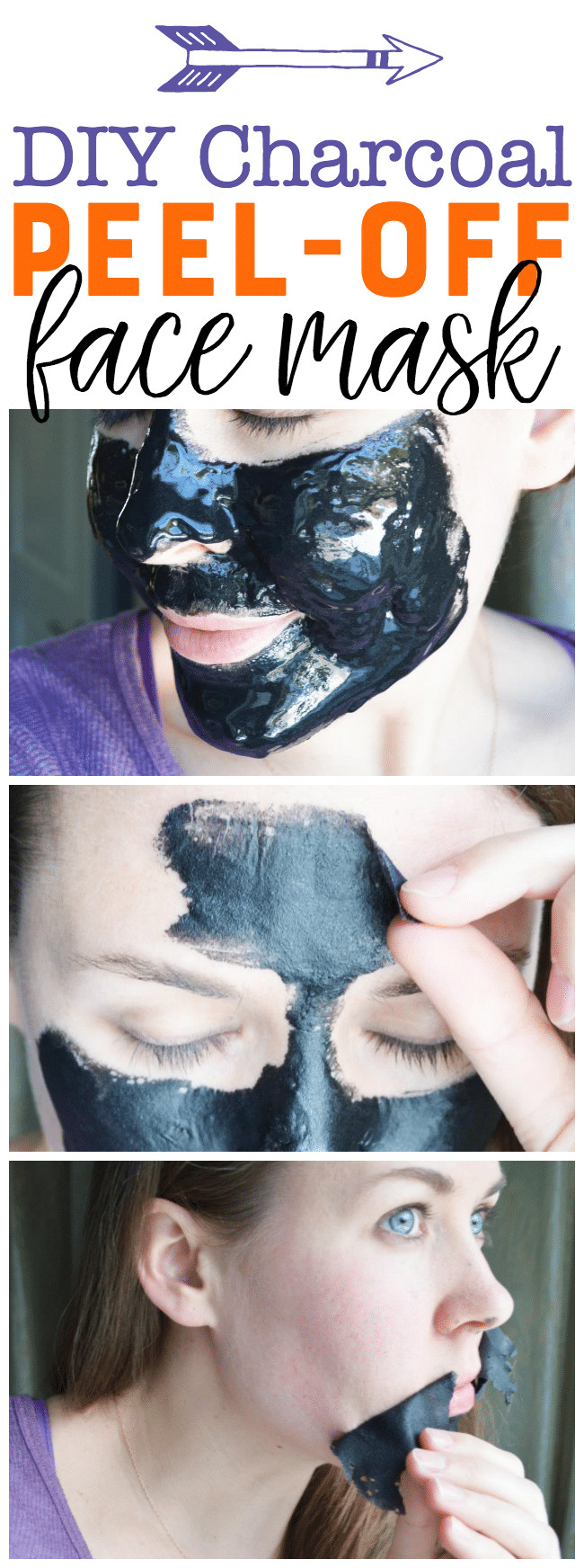 DIY Charcoal Face Mask
 DIY Charcoal Peel f Mask Easy Blackhead Busting Mask