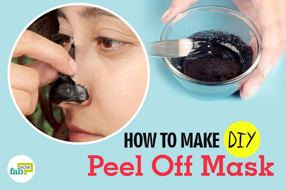DIY Charcoal Peel Off Mask Without Glue
 diy peel off face mask without charcoal or gelatin