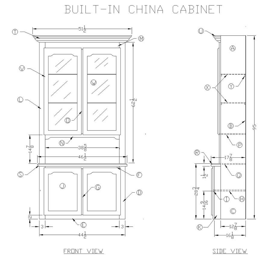 DIY China Cabinet Plans
 Build DIY Building plans for china cabinet PDF Plans