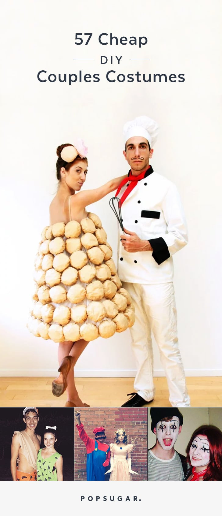 DIY Couple Costumes
 Pin it Cheap DIY Couples Halloween Costumes