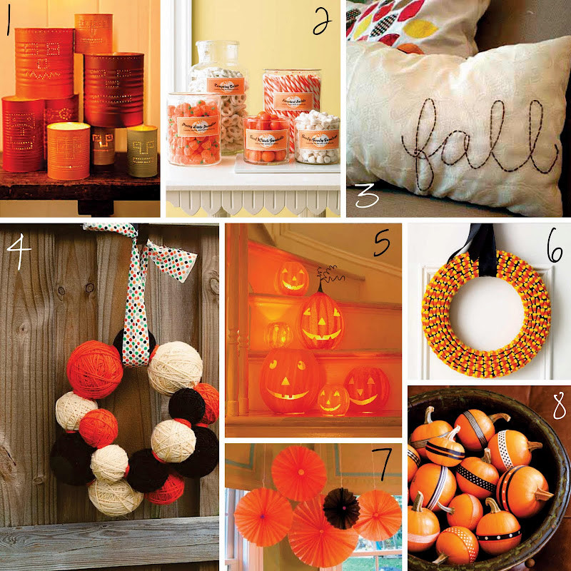 DIY Fall Decorations
 The Creative Place Fall and Halloween DIY Roundup