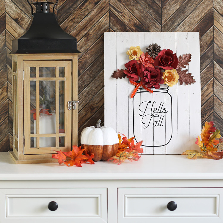 DIY Fall Decorations
 DIY Fall Decor Mason Jar Sign The Craft Patch