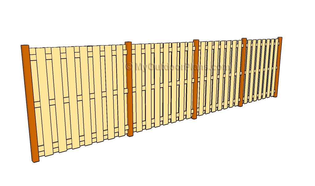 DIY Fence Plans
 Wooden fence plans