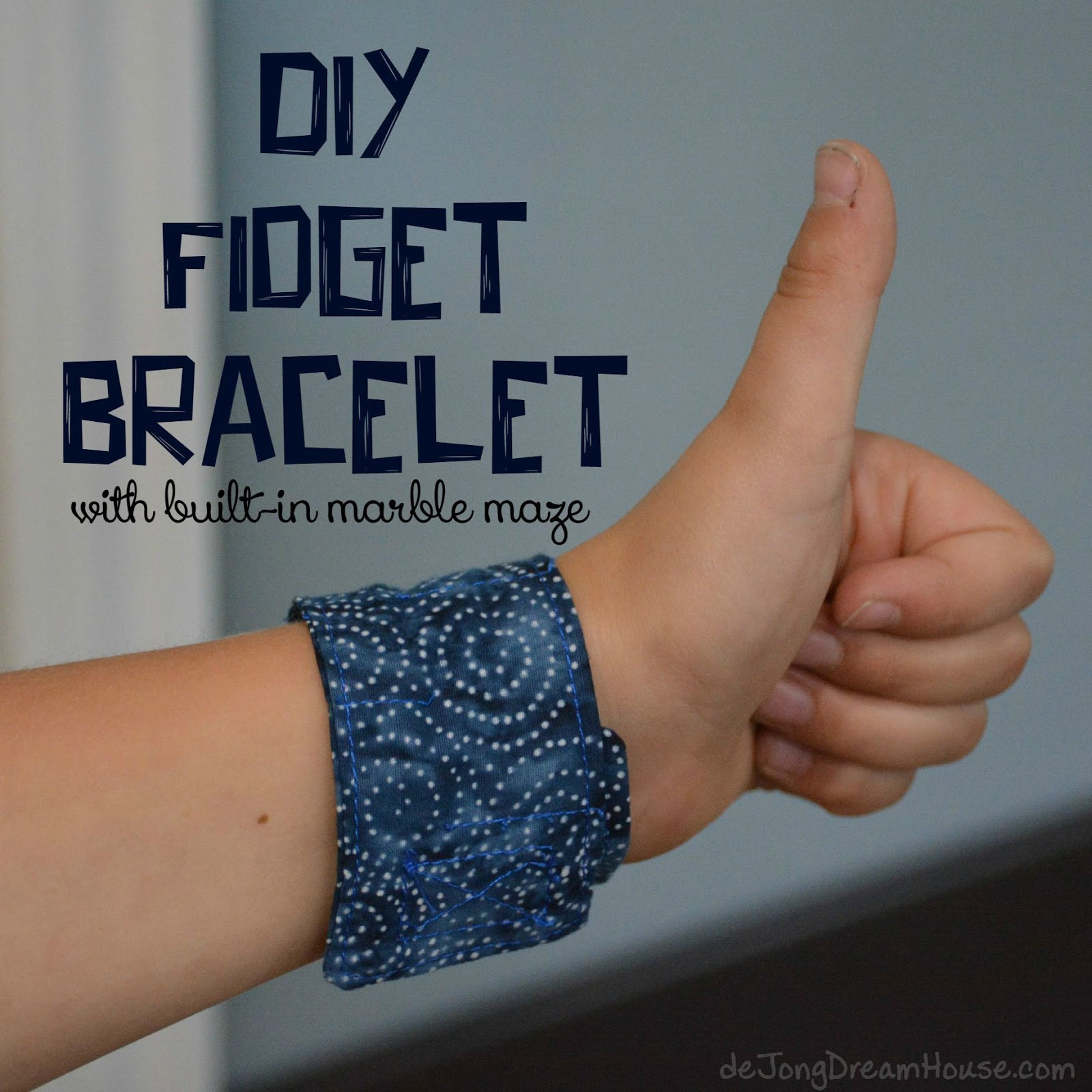 DIY Fidget Toys For Adults
 de Jong Dream House DIY Fid Bracelet with Built in