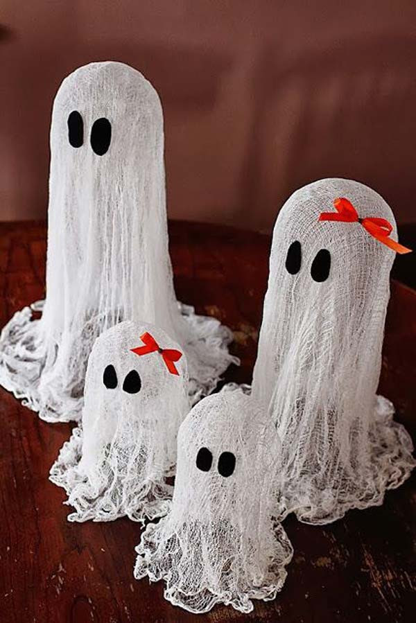 DIY Halloween Ghost Decorations
 51 Cheap & Easy To Make DIY Halloween Decorations Ideas