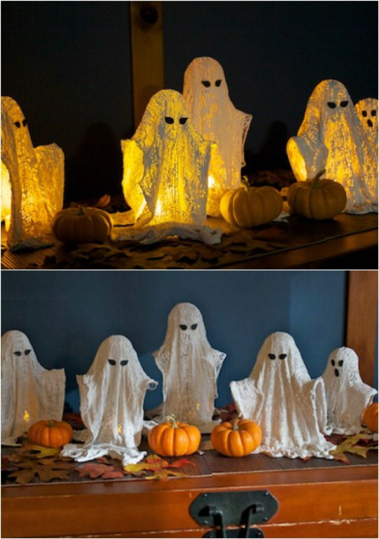 DIY Halloween Ghost Decorations
 51 Cheap & Easy To Make DIY Halloween Decorations Ideas
