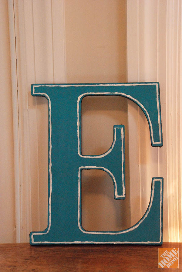 DIY Letters On Wood
 DIY Gift Ideas Decorated Wooden Letters The Home Depot