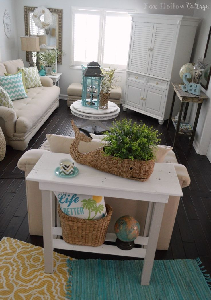 DIY Living Room Decor Pinterest
 518 best images about Beach DIY & Decor on Pinterest