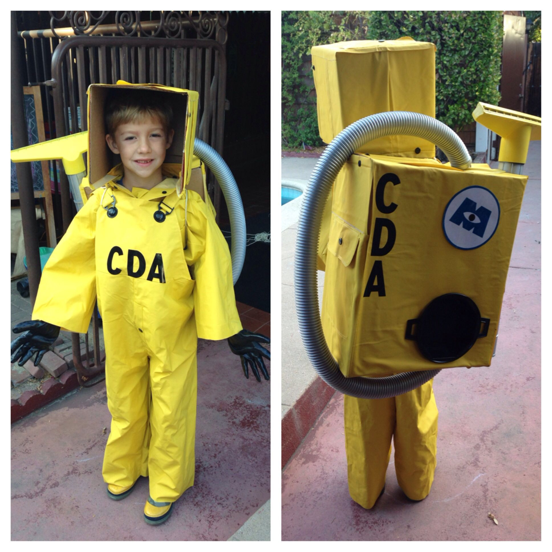 DIY Monsters Inc Costume
 Made a CDA costume Monsters inc for my oldest son My