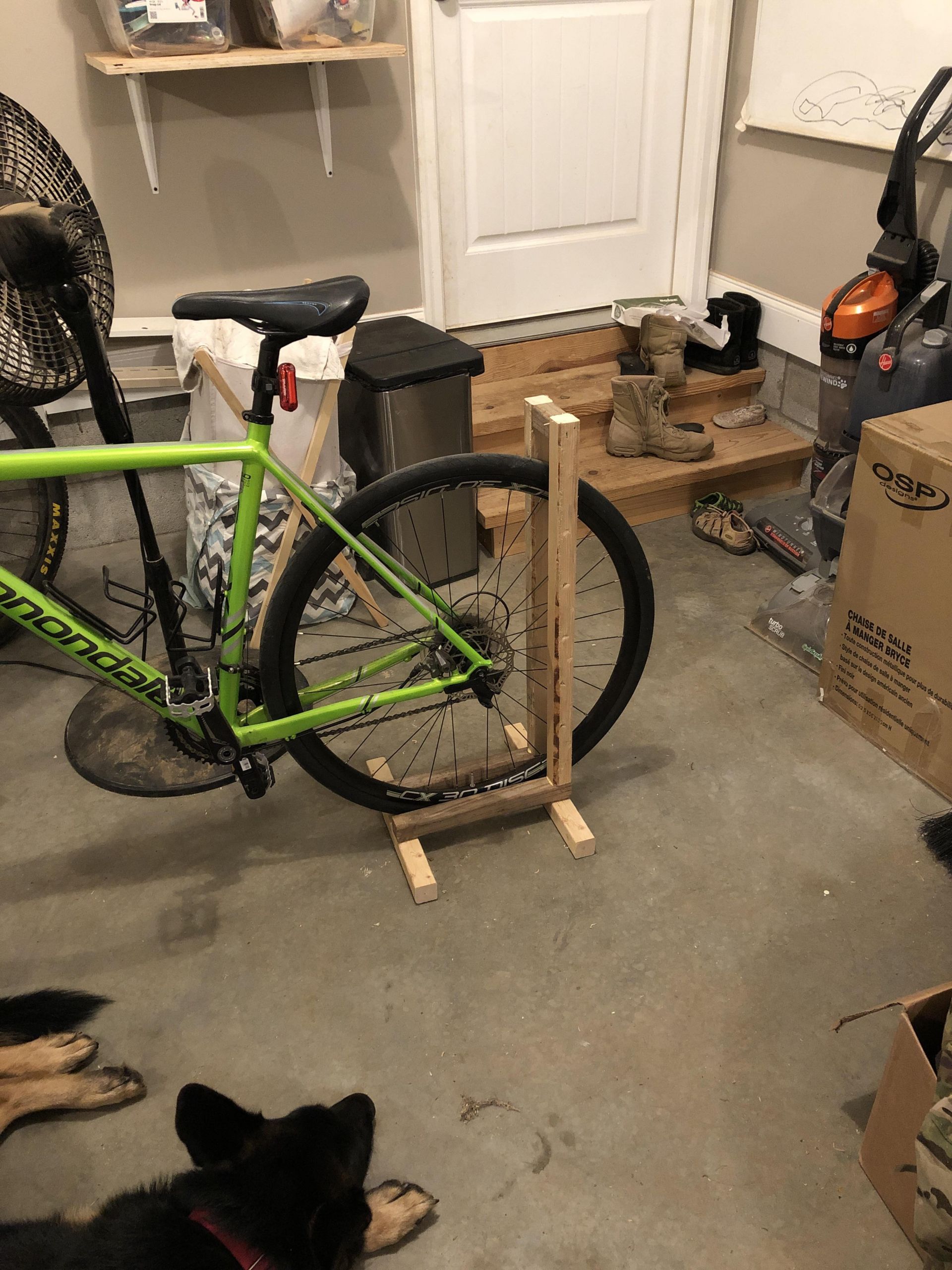 DIY Motorcycle Stand Wood
 Diy bike stand Saved about $27 not letting my wife