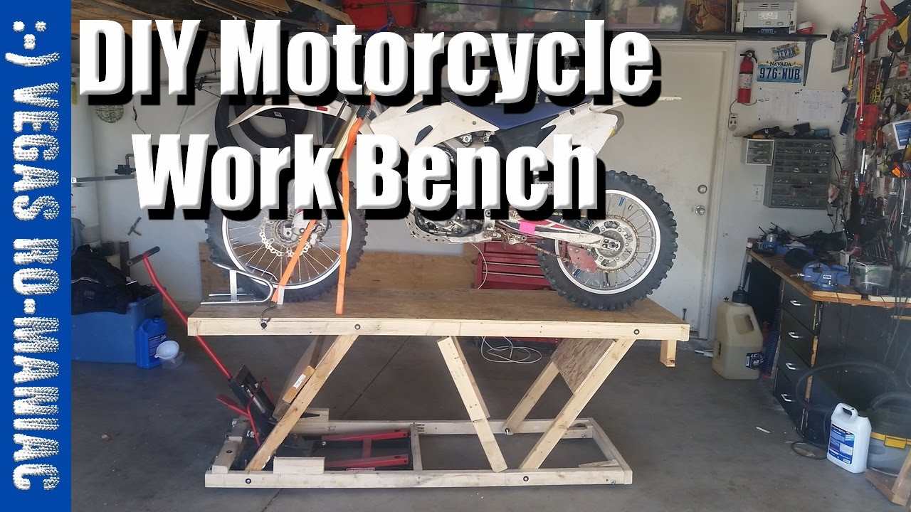 DIY Motorcycle Stand Wood
 DIY Home made Wooden Motorcycle lift stand Table under $20