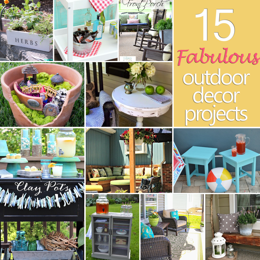 DIY Outdoor Art
 15 Fabulous Outdoor Decor Projects DIY Challenge Features