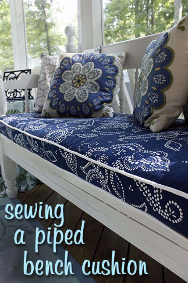 DIY Outdoor Bench Cushion
 33 Creative Sewing Projects for Your Patio